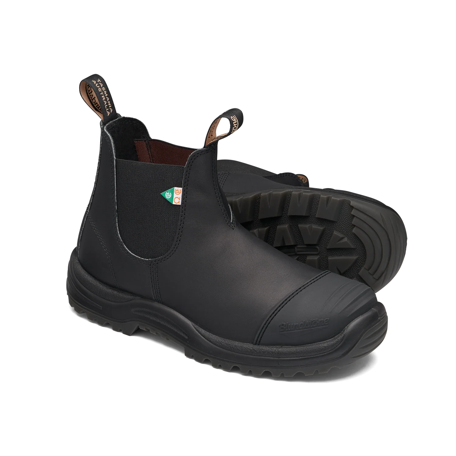 Blundstone 168 Work & Safety Boot Rubber Toe Cap Black - Image 3