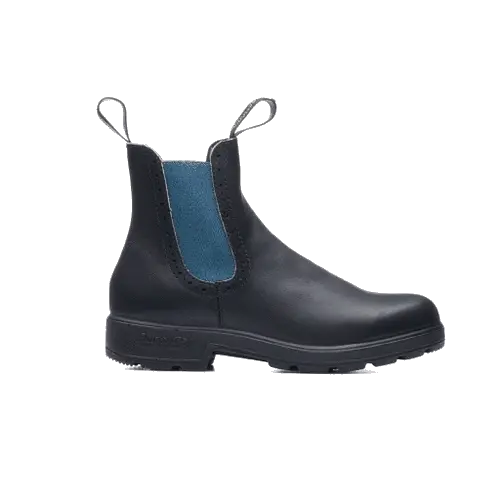 Blundstone 2320 Originals Women's High Top Black with Green Elastic - Image 4