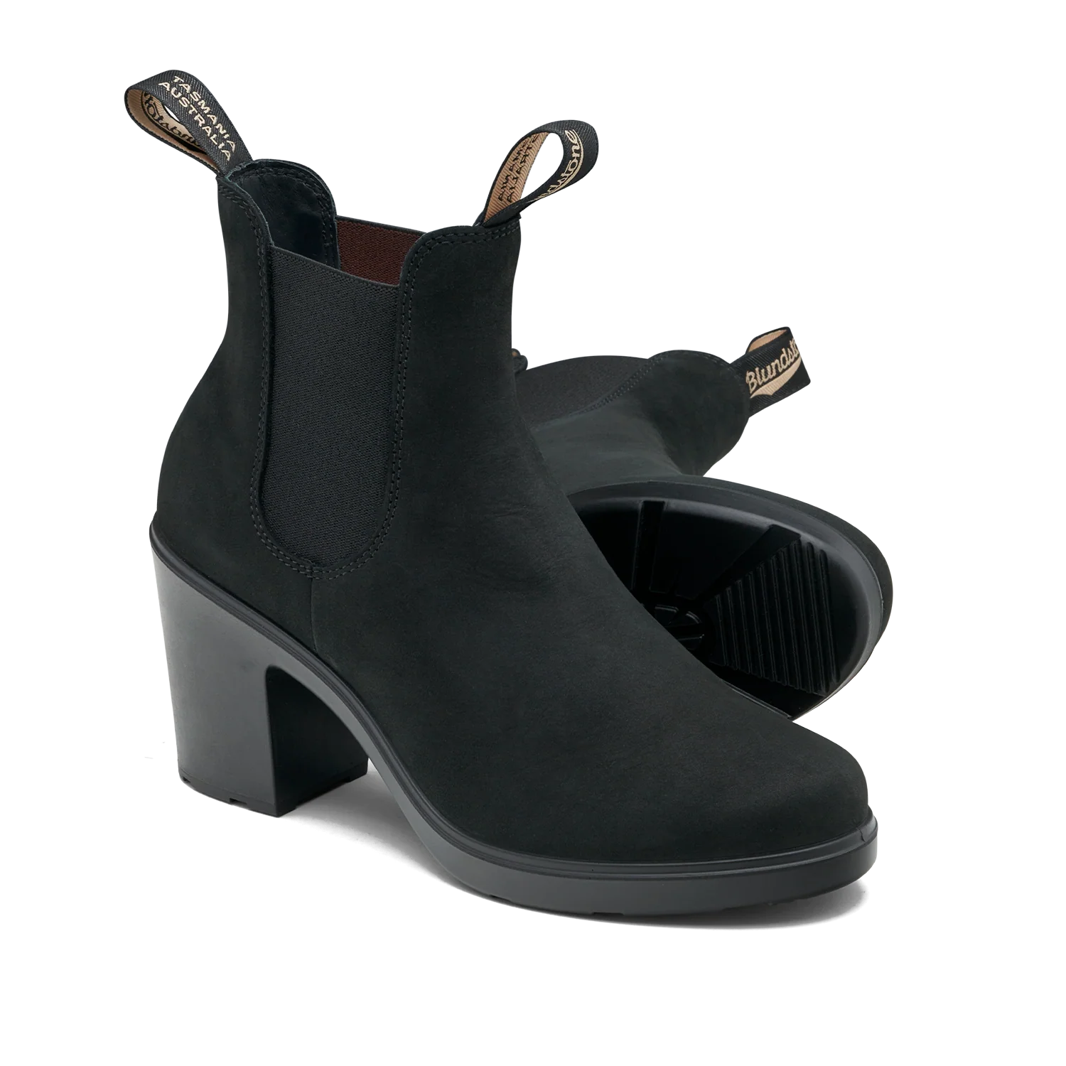 Blundstone 2460 Women's Series High Heel Black Nubuck - Image 3