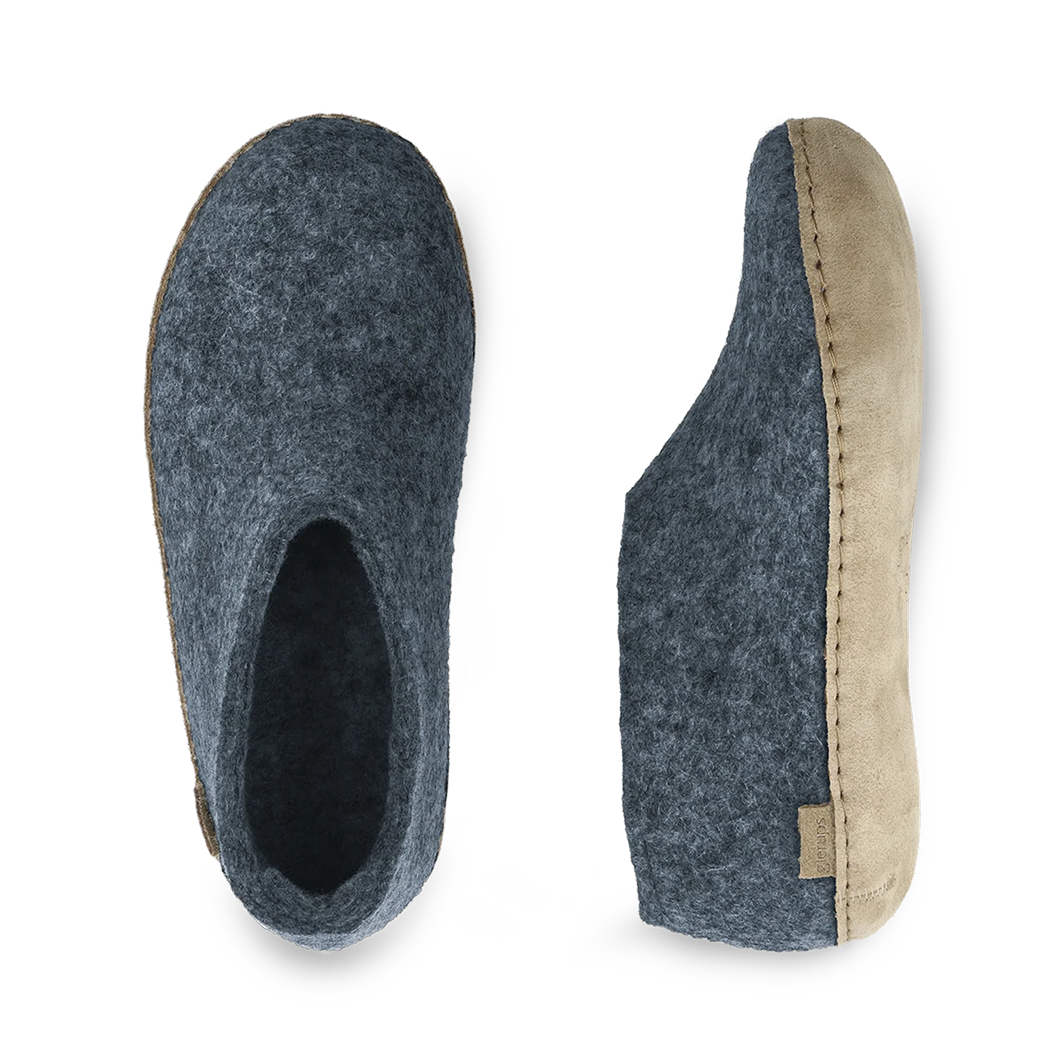 Glerups Shoe Denim - Leather Sole - Image 3